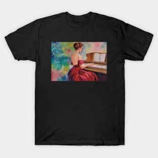 Pianist woman T-Shirt